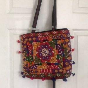 Embroided purse